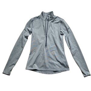 Womens Nike Pro Dri-Fit Half Zip Running Pullover Sweatshirt M Active Mock Neck
